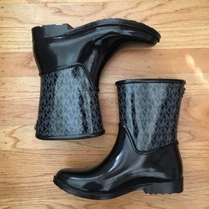 Michael Kors Logo Rain Boots